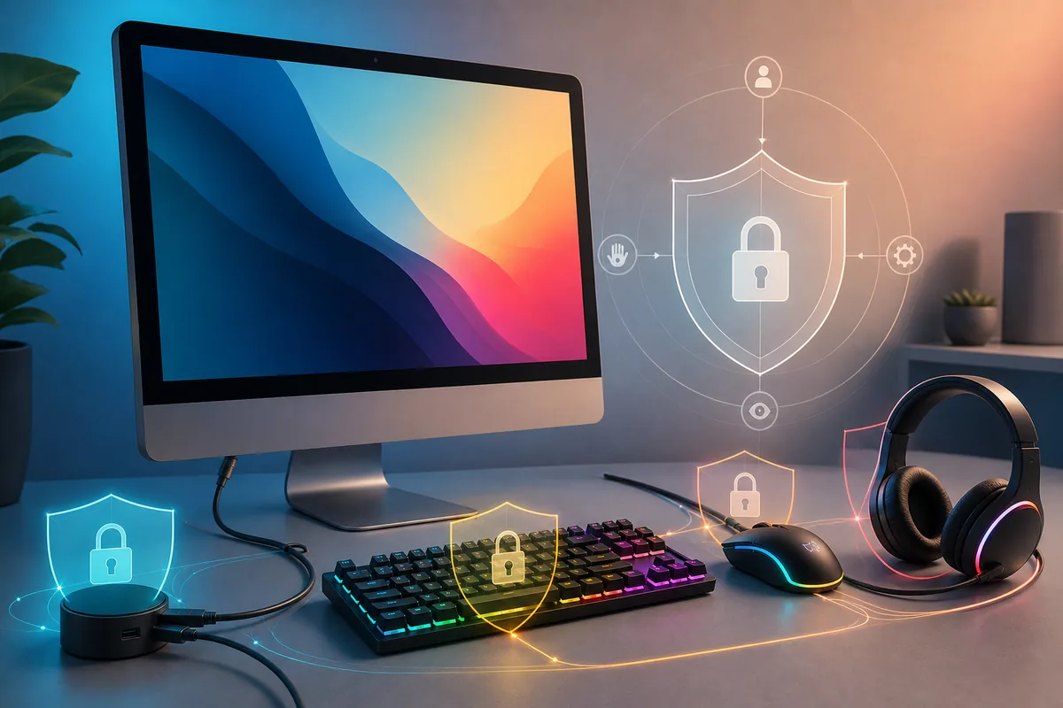 Télécharger et installer iCUE pour Mac - macOS permissions illustration